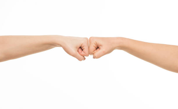istock human hands on a white background isolated. hands indicate support hold care resist compete. 1409778164