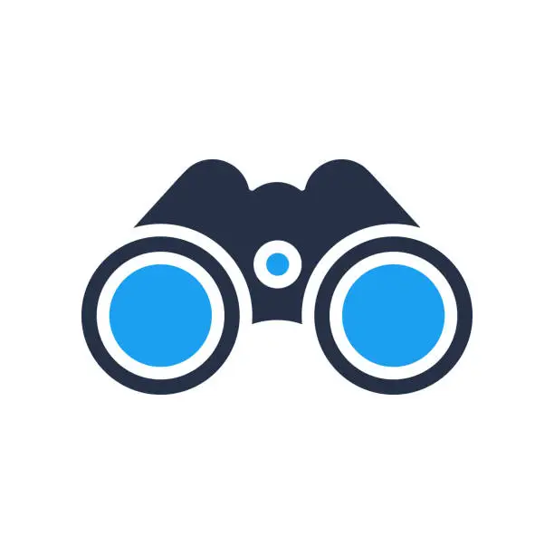 Vector illustration of Binoculars icon