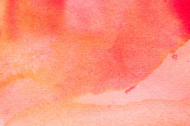 istock Abstract red watercolor paint paper background texture 1409784014