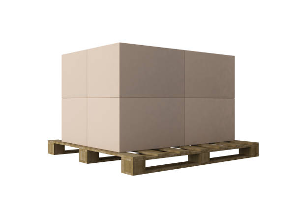 istock 3d rendering image of boxes on wooden pallet 1409802495