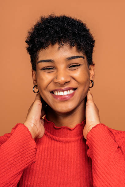 istock Happy Afro Woman Portrait 1409812455