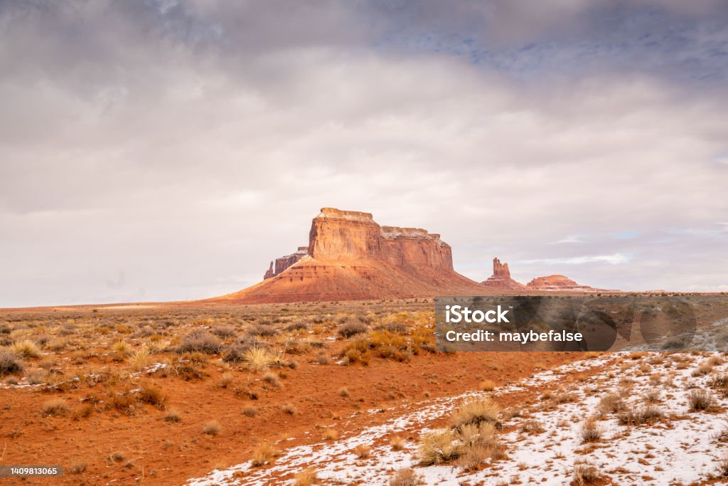 Monument Valley Wild West Stock Photo
