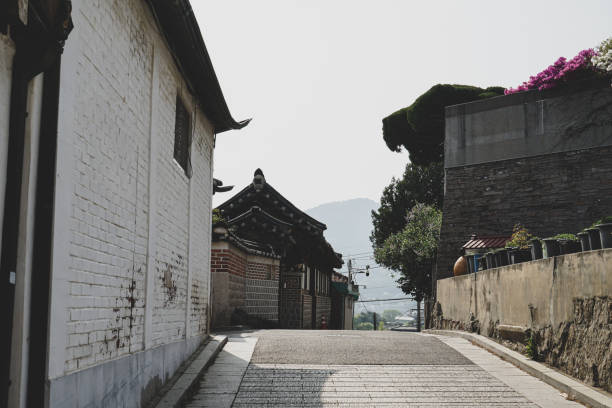 istock a traditional house in Seoul, Korea 1409814393