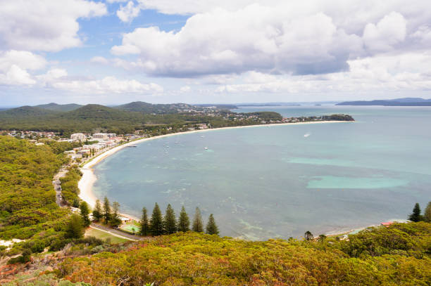 istock View from the Tomaree Head Summit walk - Shoal Bay 1409816301