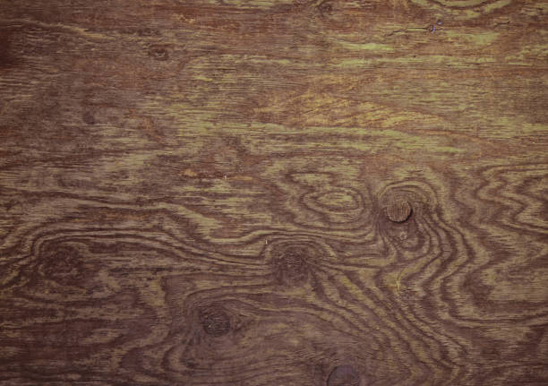 Old brown plywood surface texture
