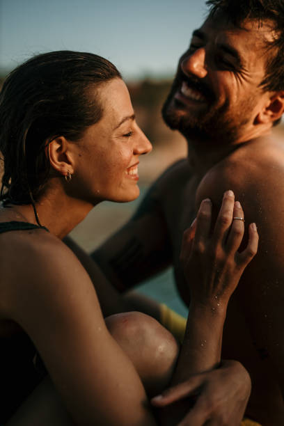 istock Enjoying the sea with you 1409823453