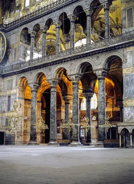 Interior of the Hagia Sophia, Istanbul