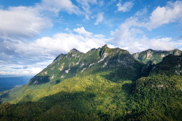 istock Green mountain view at Chiang Dao 1409832872