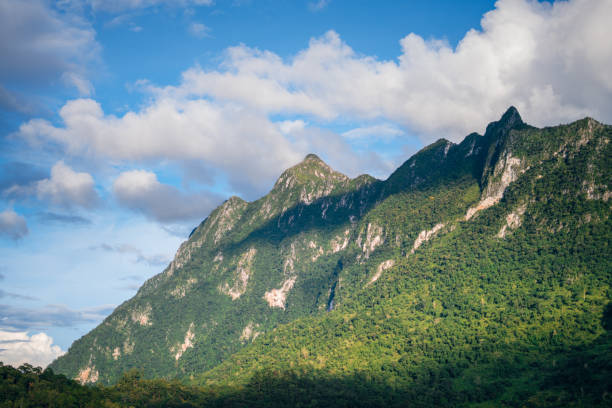 istock Green mountain view at Chiang Dao 1409833539
