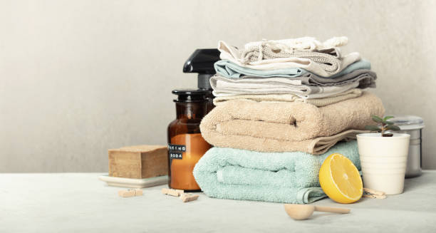 istock Zero waste concept. Eco friendly products for cleaning and care. 1409839932