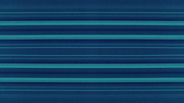 Blue turquoise striped natural cotton linen textile texture background