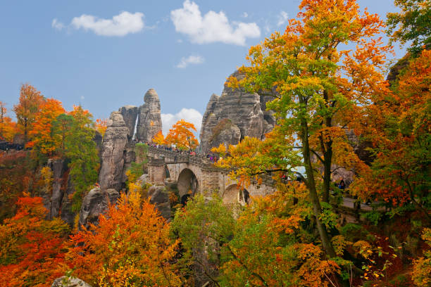 park narodowy szwajcarii saksońskiej, niemcy - elbe valley zdjęcia i obrazy z banku zdjęć