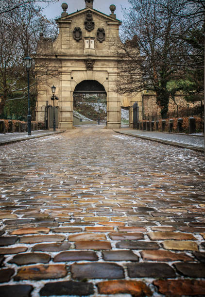 istock paved stone bridge in the old town 1409848971
