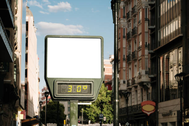 istock Blank billboard in a city street 1409859262