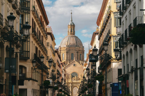 istock Street in Zaragoza 1409859288