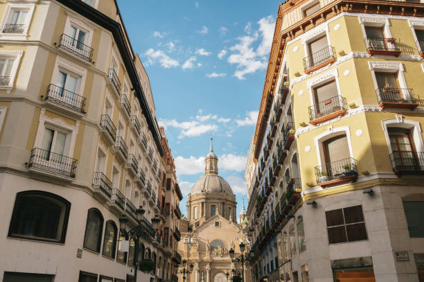 istock Street in Zaragoza 1409859561