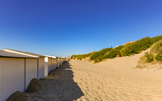 Beach Huts at De Panne in Belgium