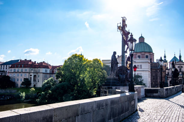 istock Beautiful Charles Bridge in Prague, Czech Republic. 1409864711
