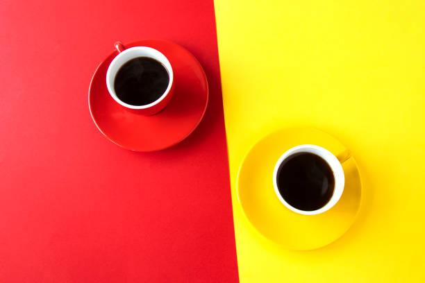 istock coffee cup and color paper desgin 1409872184