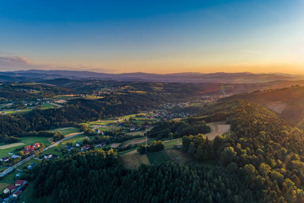 istock Landscape from the bird's eye view 1409873255
