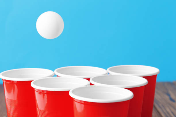 istock College party sport - beer pong 1409874855