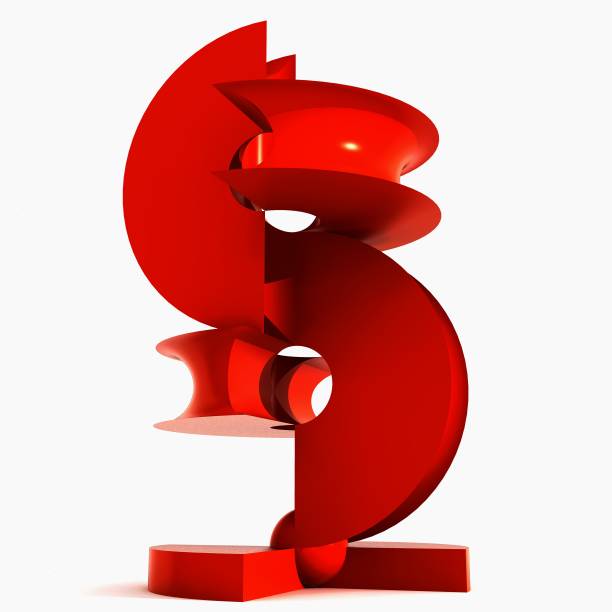 istock Modern abstract sculpture. Architectural composition of geometric shapes. 1409883359