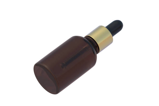 istock Skincare serum in dropper bottle isolated on white background. 3d render 1409883741