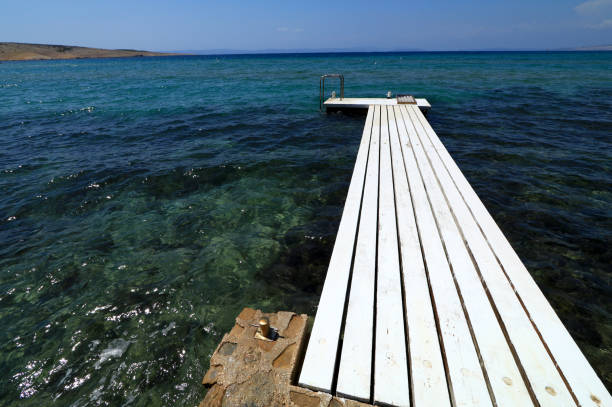 istock Strolling on the pier on the Adriatic Sea 1409885995