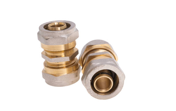 istock copper adapter for faucet isolated 1409891112