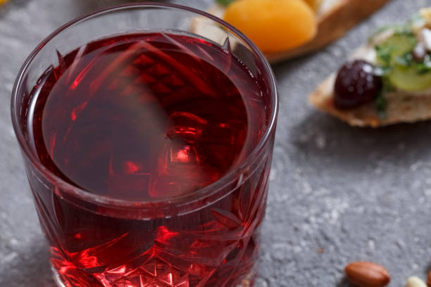 istock Summer drinks and toasts with fruits 1409891631