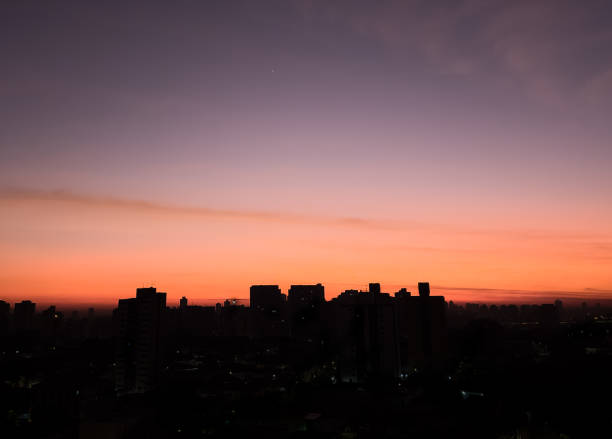 istock Sao Paulo skyline sunset. Brazil 1409894048