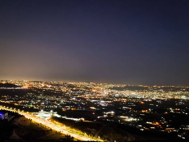 istock City lights at nights from above 1409897442