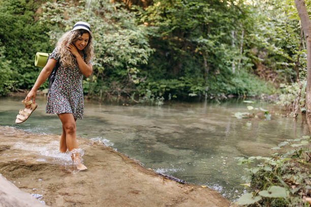 istock Through the water to the finish line 1409897757