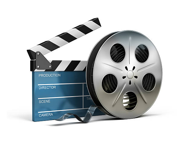 istock cinema clapper and film tape 140990335