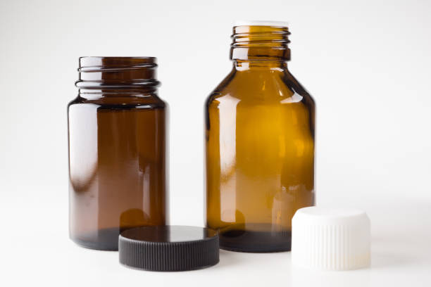 istock medical jars with dark glass caps 1409910179
