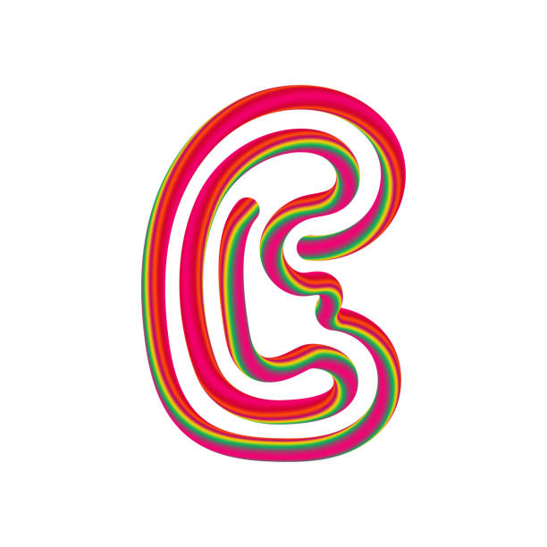 istock E letter with swirl candy. Vector candy and sugar font for bright logo, your application, sweet identity and more 1409915126