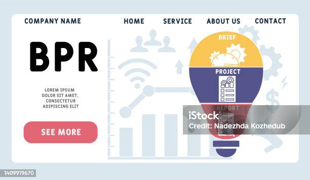 Bpr Sample Bpr Brief Project Report Acronym Stock Illustration - Download Image ...