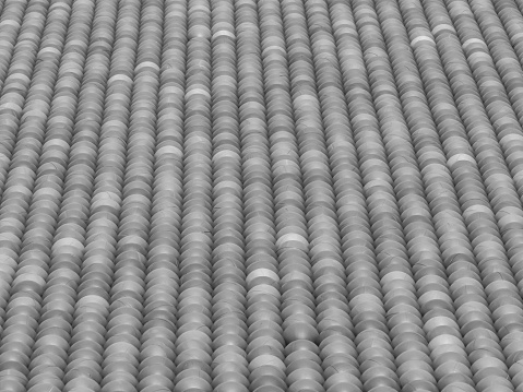 One in a series of black and white photo's (camera set to monochrome) ...roof gutter chimney this time.