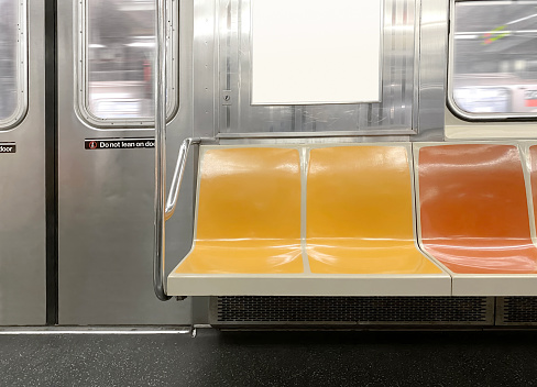 Subway car in New York