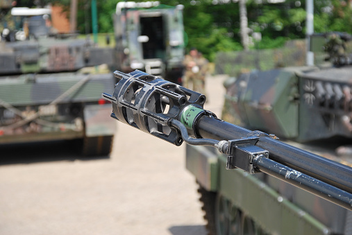 Gepard SPAAG Self propelled anti aircraft gun in Action at the German Bundeswehr