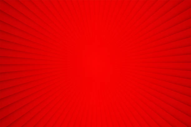 赤線スターバーストの背景 - red background点のイラスト素材／クリップアート素材／マンガ素材／アイコン素材