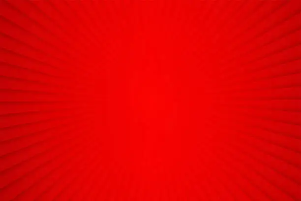 Vector illustration of Red ray star burst background