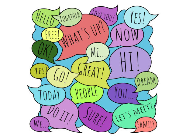 istock Bubbles - thoughts. Collection of colorful speech bubbles and dialog balloons. Vector illustration 1409956911