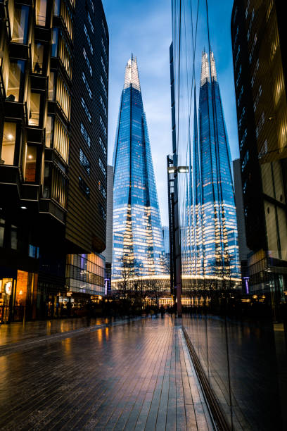 The Shard in Central London at dusk