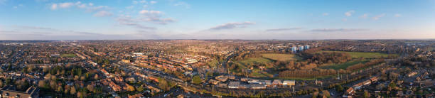 istock High Angle Panoramic 360 Aerial View of England Great Britain 1409974757