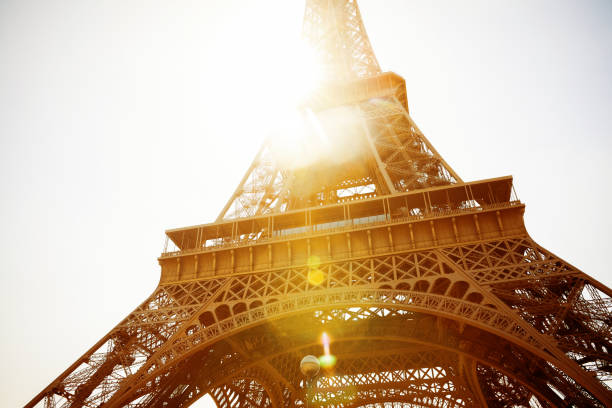 Eiffel tower stock photo