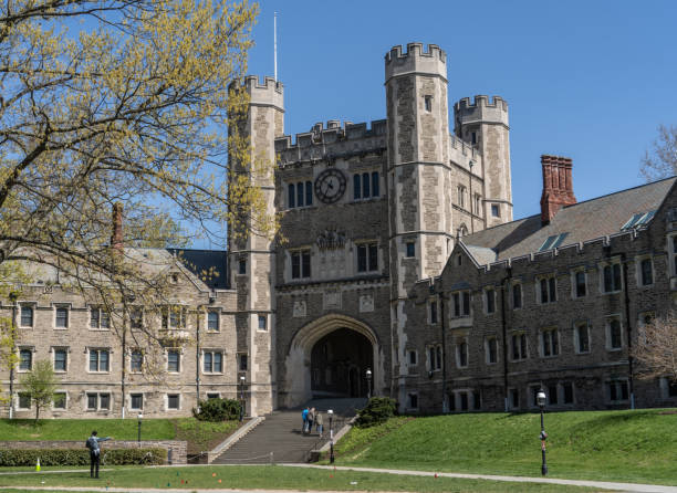 Princeton University Blair Hall stock photo