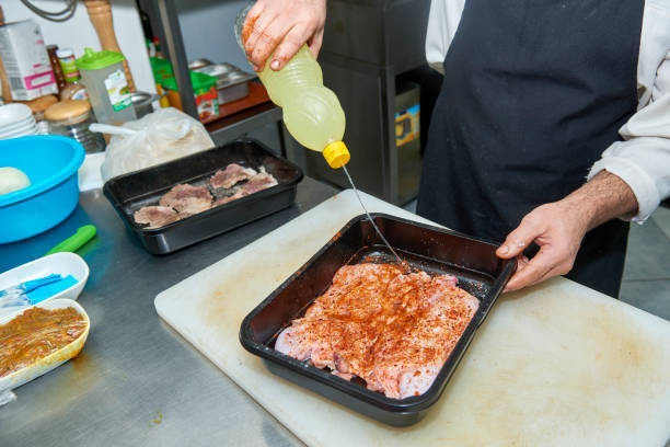 istock Dish from the chef grilled chicken 1409981155