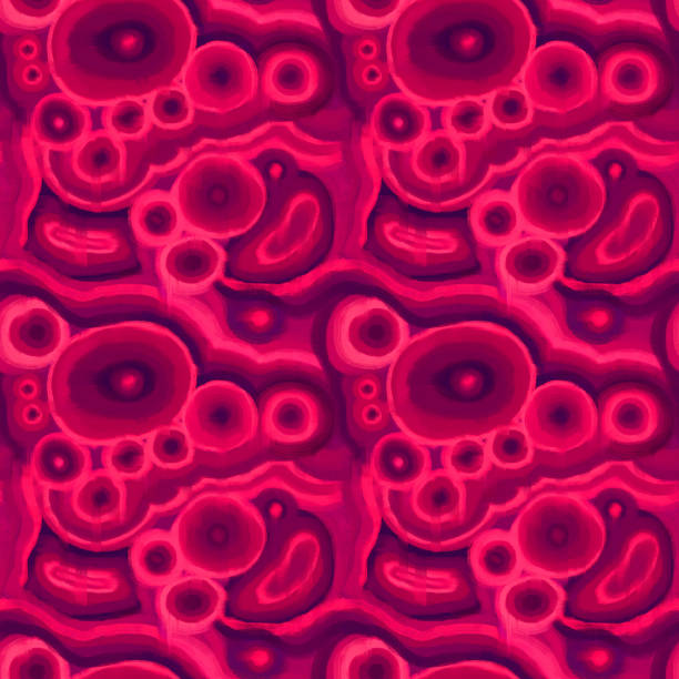 ilustrações de stock, clip art, desenhos animados e ícones de seamless pattern crimson stone malachite - malachite mineral stone jewelry