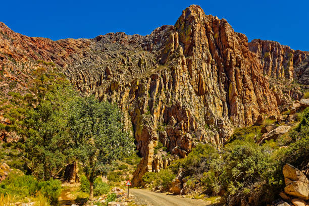 Wall of fire Swartberg Pass